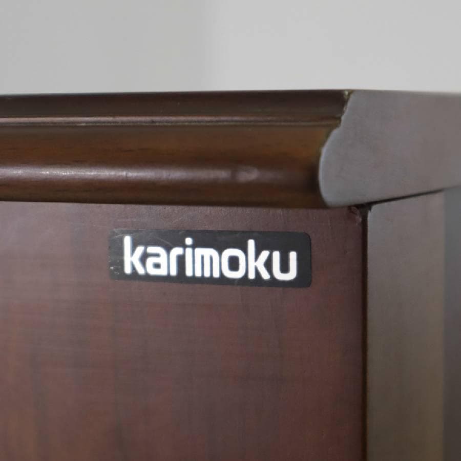 カリモク家具 アンティーク調 5段チェスト 猫脚 高さ110cm 高級家具