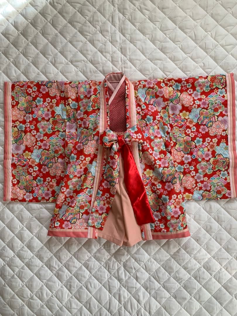 十二単風　ベビー　ハンドメイド　*ひな祭り　*お食い初め　*初節句