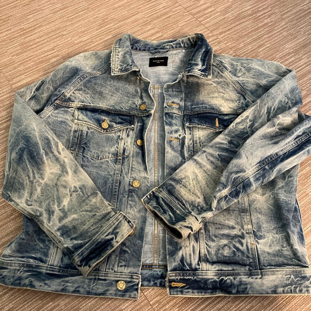 FEAR OF GOD ダメージ加工 デニムジャケット