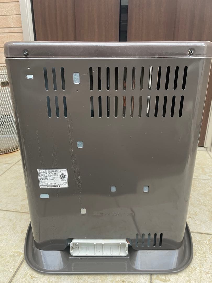 自然通気形開放式石油ストーブ　2020年制