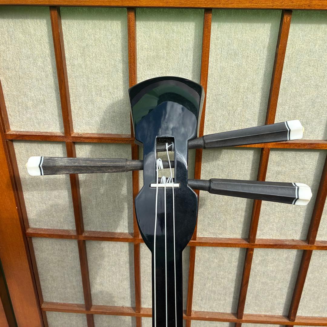 沖縄三線 蛇 脱皮 本革製