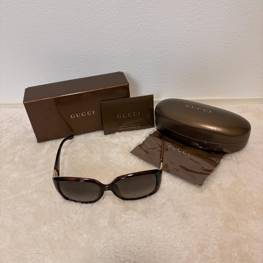 【セール中】極美品GUCCI サングラス ブラウンフレーム