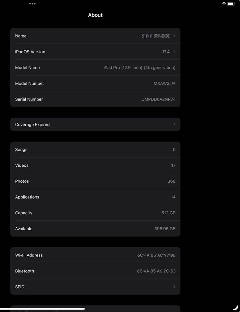 「週末限定」iPad Pro 12.9 第4世代 Wi-Fi 512GB