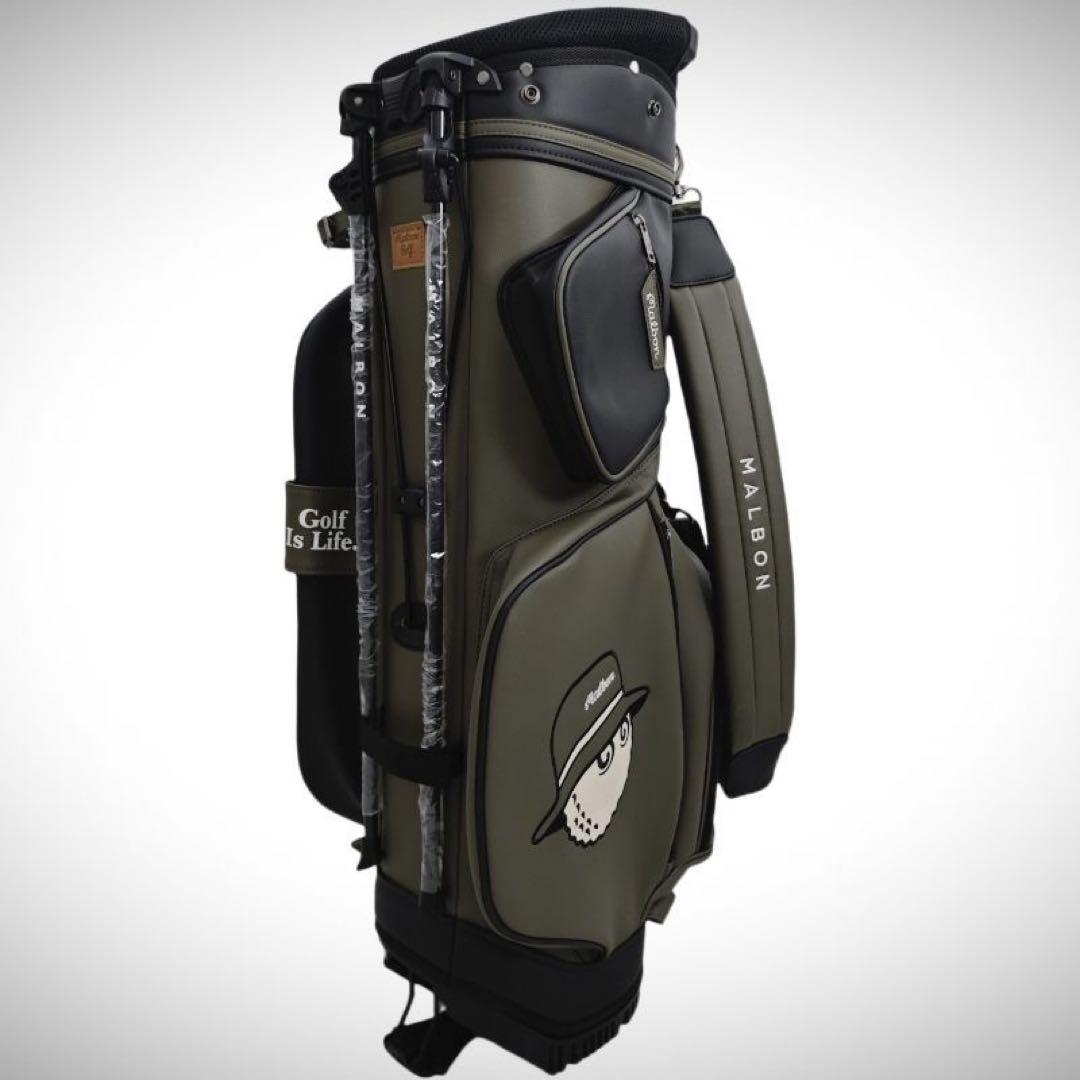 マルボン Malbon 25新作 ゴルフ キャディバッグ ゴルフバッグ