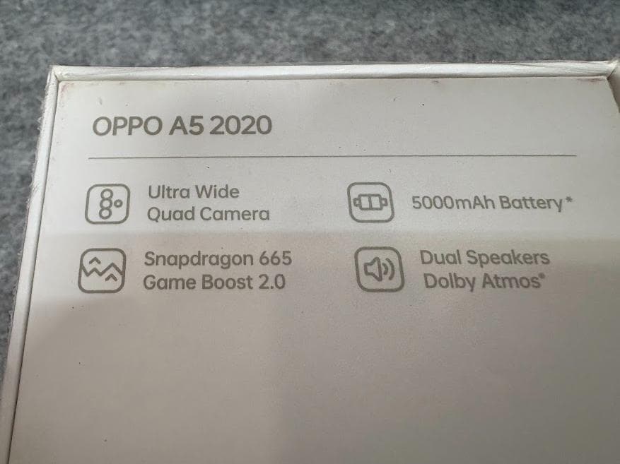 OPPO A5 2020 ブルー おまけ付き　楽天