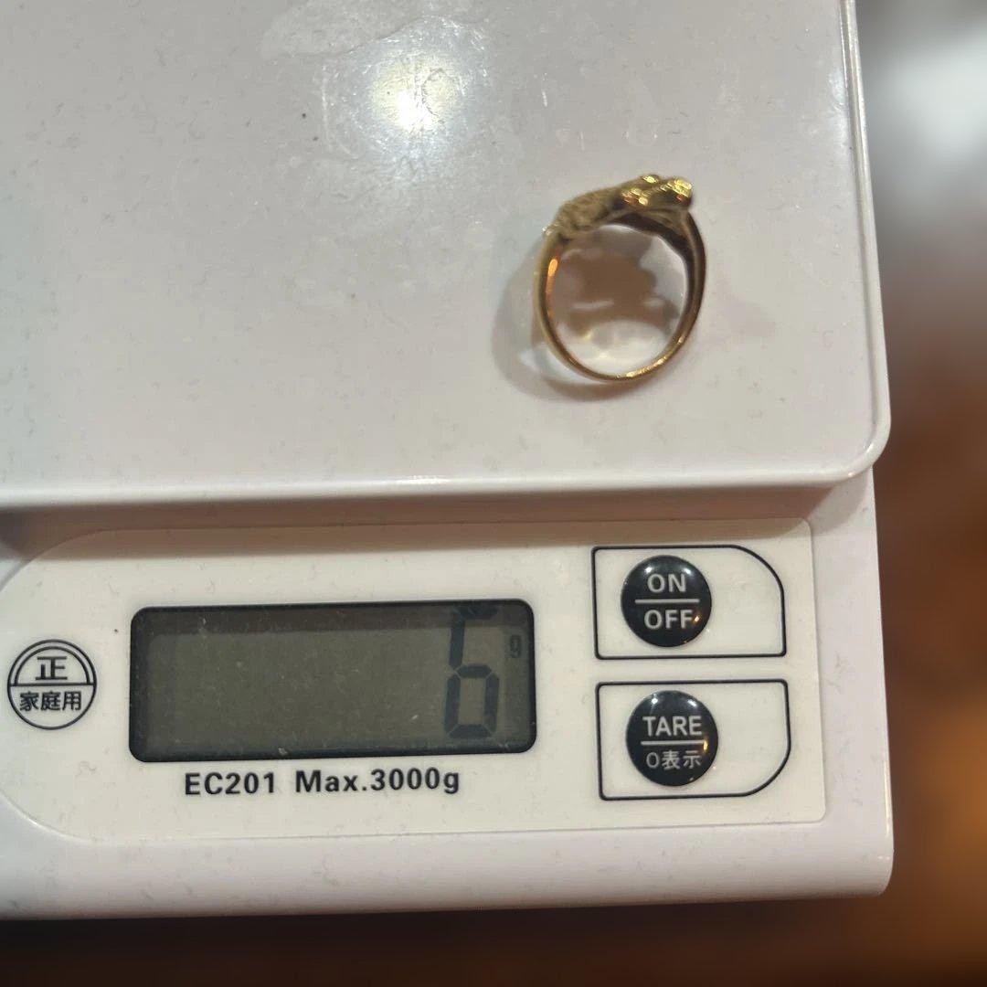 18k動物モチーフ リング 6g