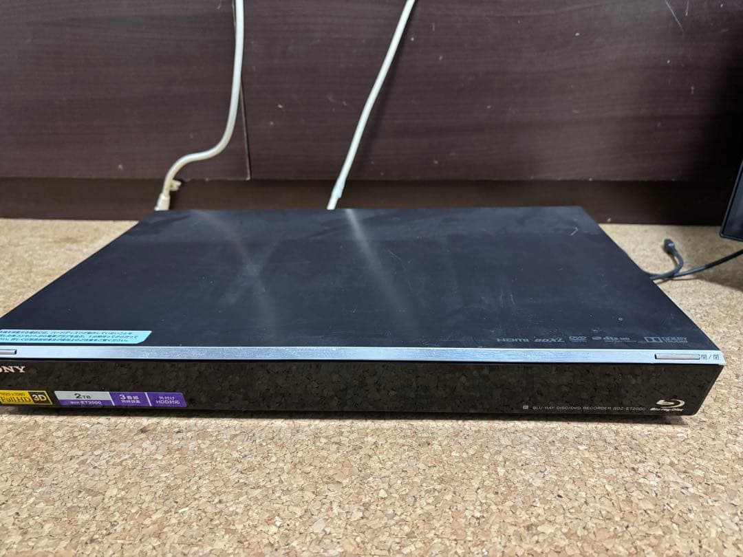 SONY BDZ-ET2000 2TB (ケーブル、リモコン付き)