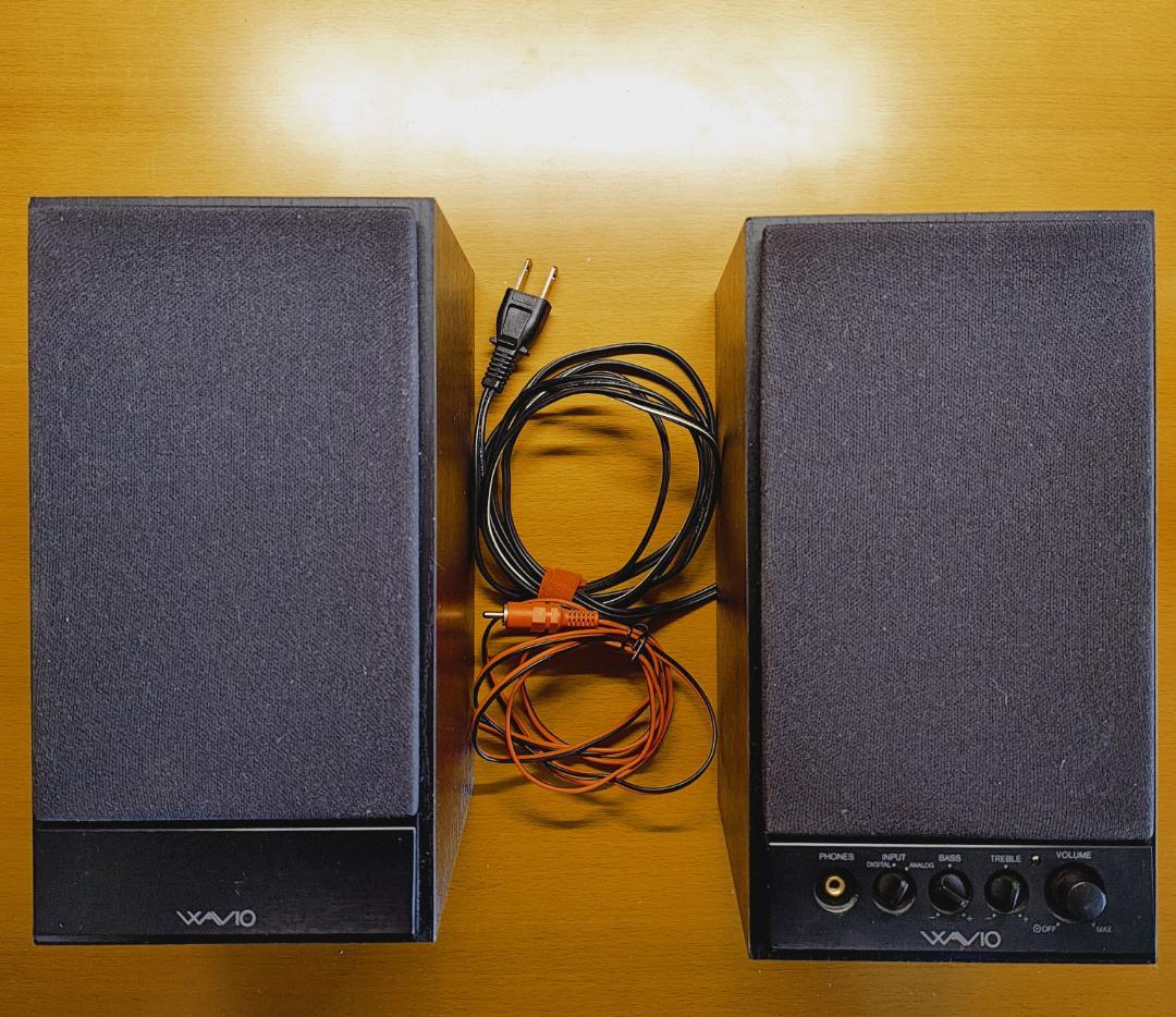 ONKYO WAVIO GX-D90 アンプ内蔵スピーカー　木目調ブラック