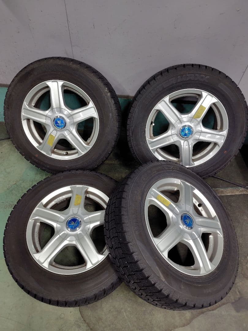 n*！様 DUNLOP 195/65R15 6Jインセット53 スタッドレス4本