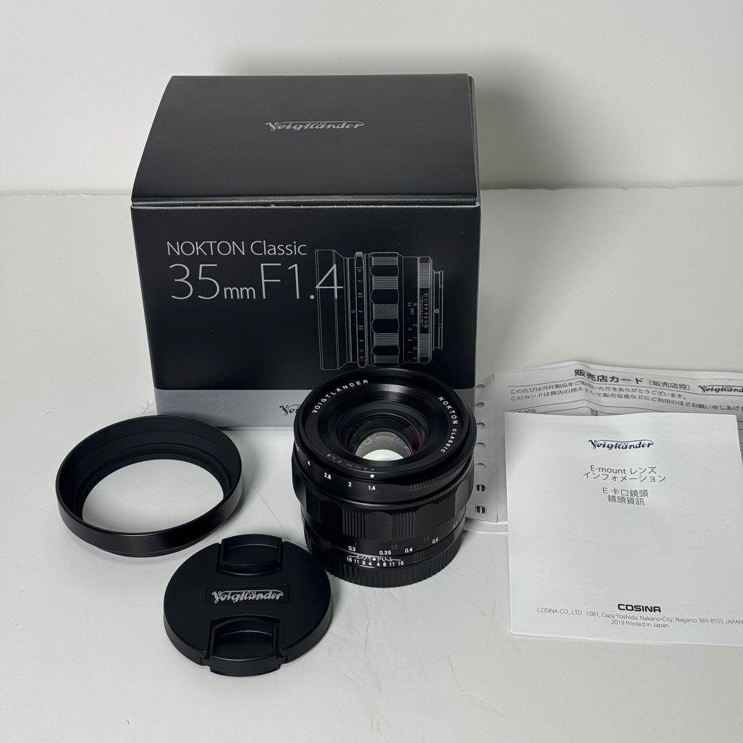 レンズ(単焦点) NOKTON classic 35mm F1.4 E-mount