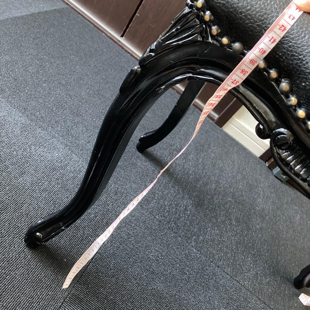 ロココ調　アンティーク 猫脚スツール