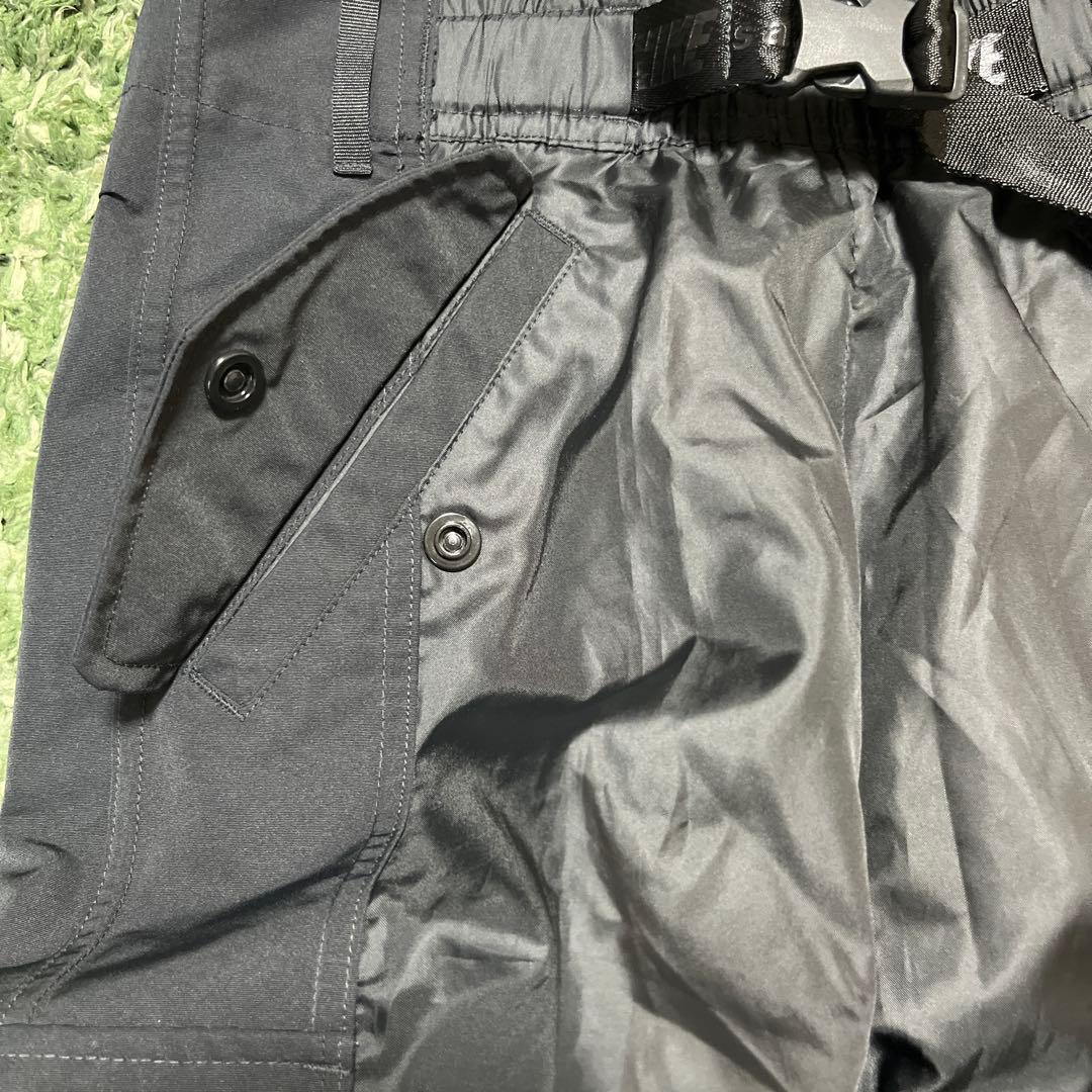 ✨レア✨sacai × NIKE ブラックカーゴ　ナイロンパンツ　レディース