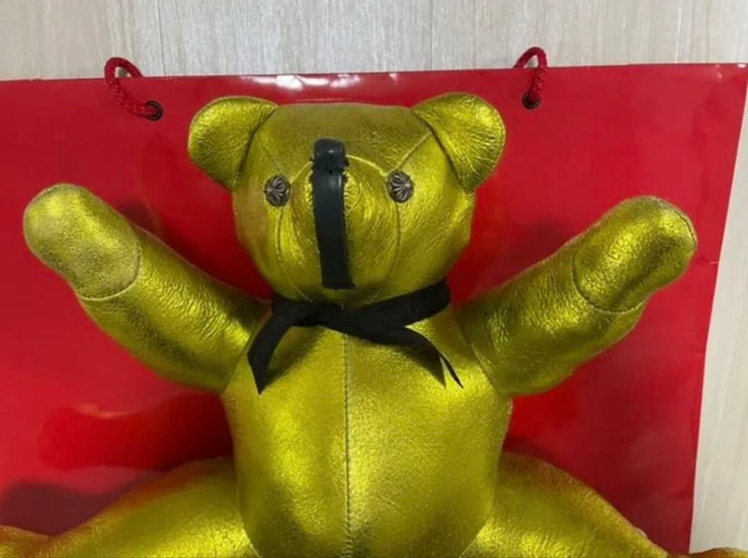 クロムハーツ TEDDY BEAR MD テディベア　ぬいぐるみ 目にはシルバー