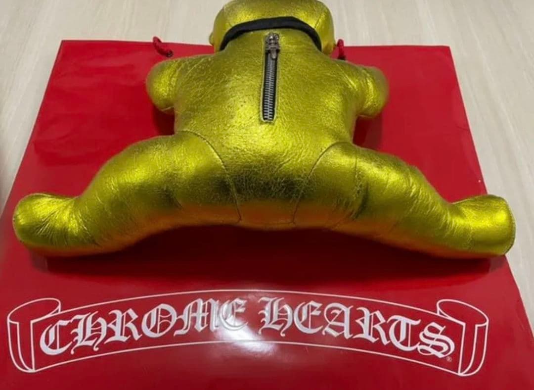 クロムハーツ TEDDY BEAR MD テディベア　ぬいぐるみ 目にはシルバー