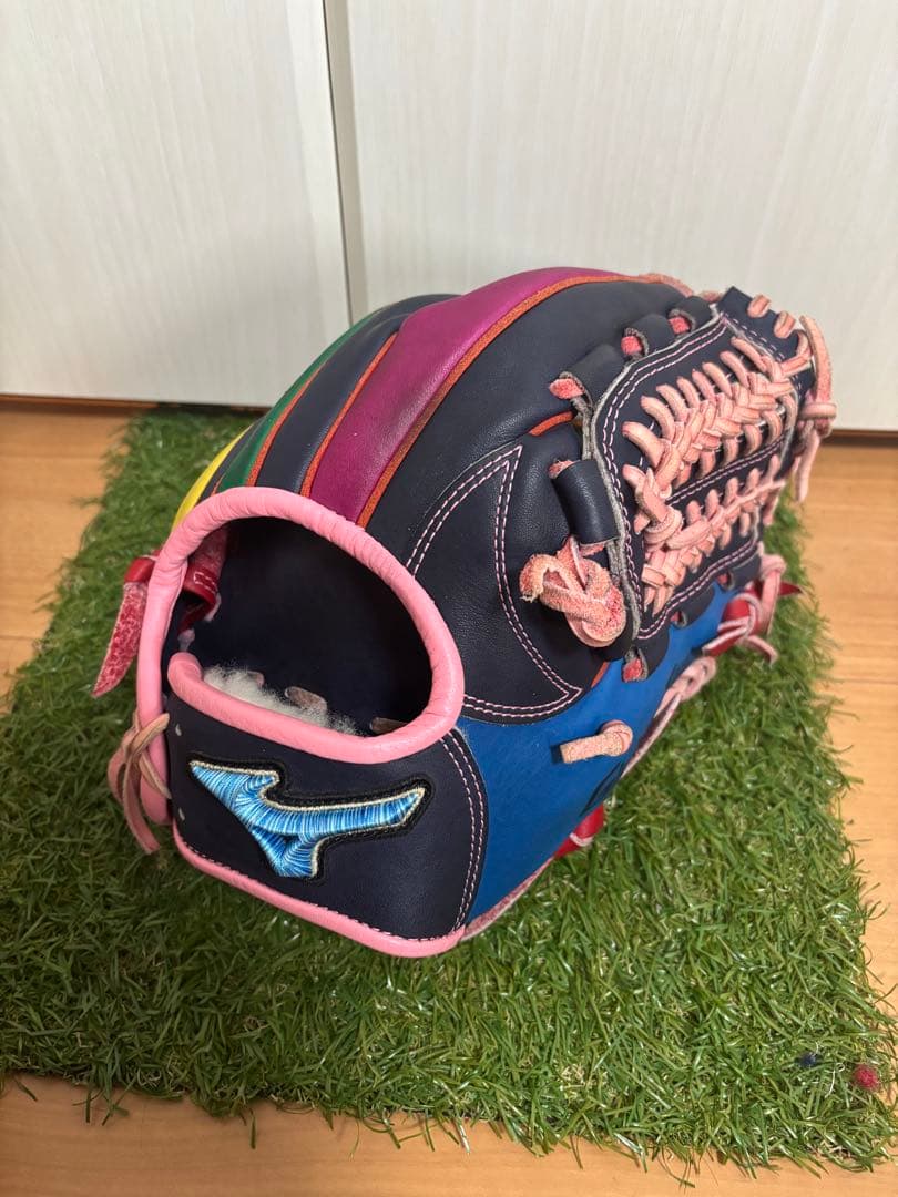 限定品　ミズノ　ダイバーシティブルー　グローバルエリート　内野手　オーダーグラブ