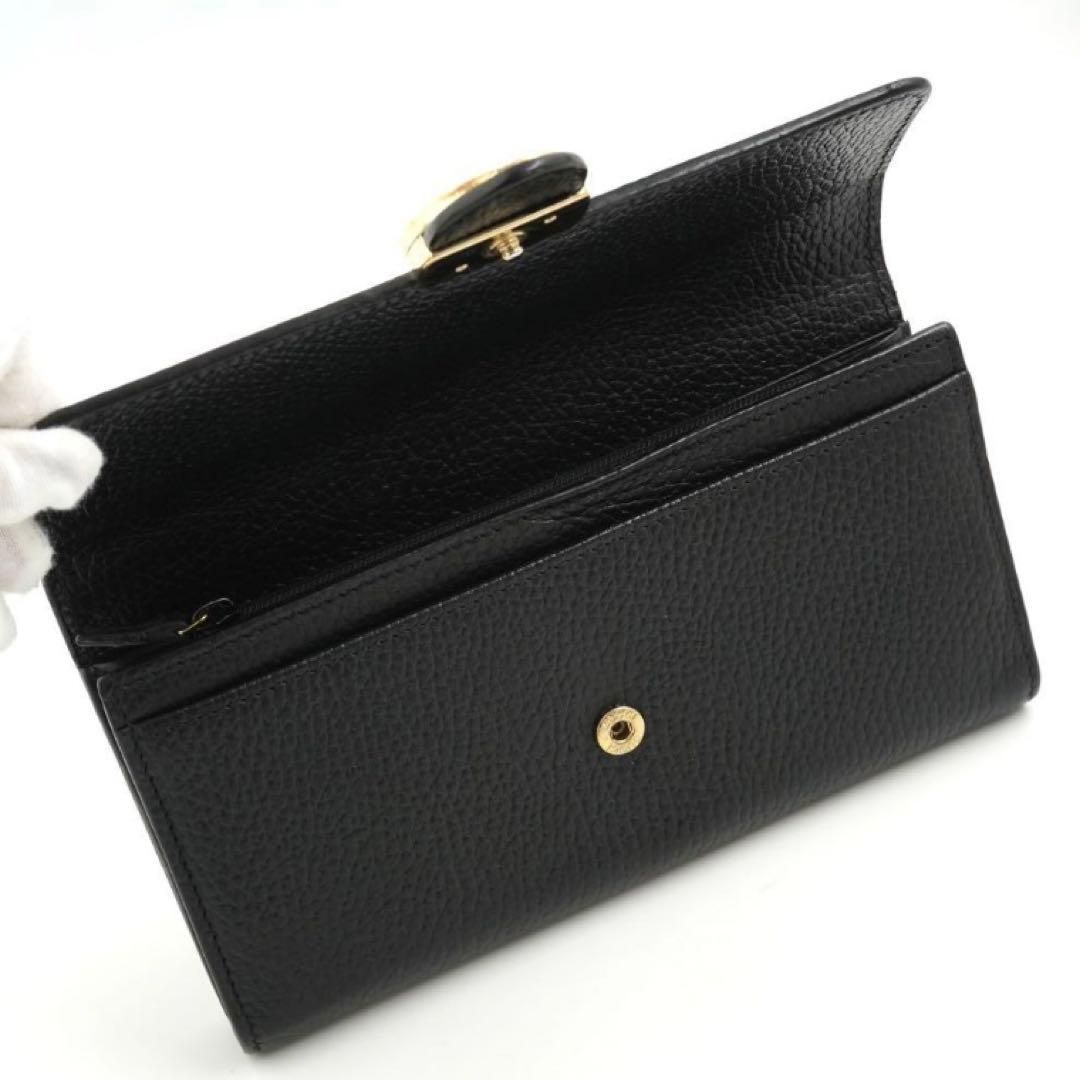 ✨未使用展示品・箱付き✨　GUCCI 長財布　インターロッキング　GGロゴ 黒色