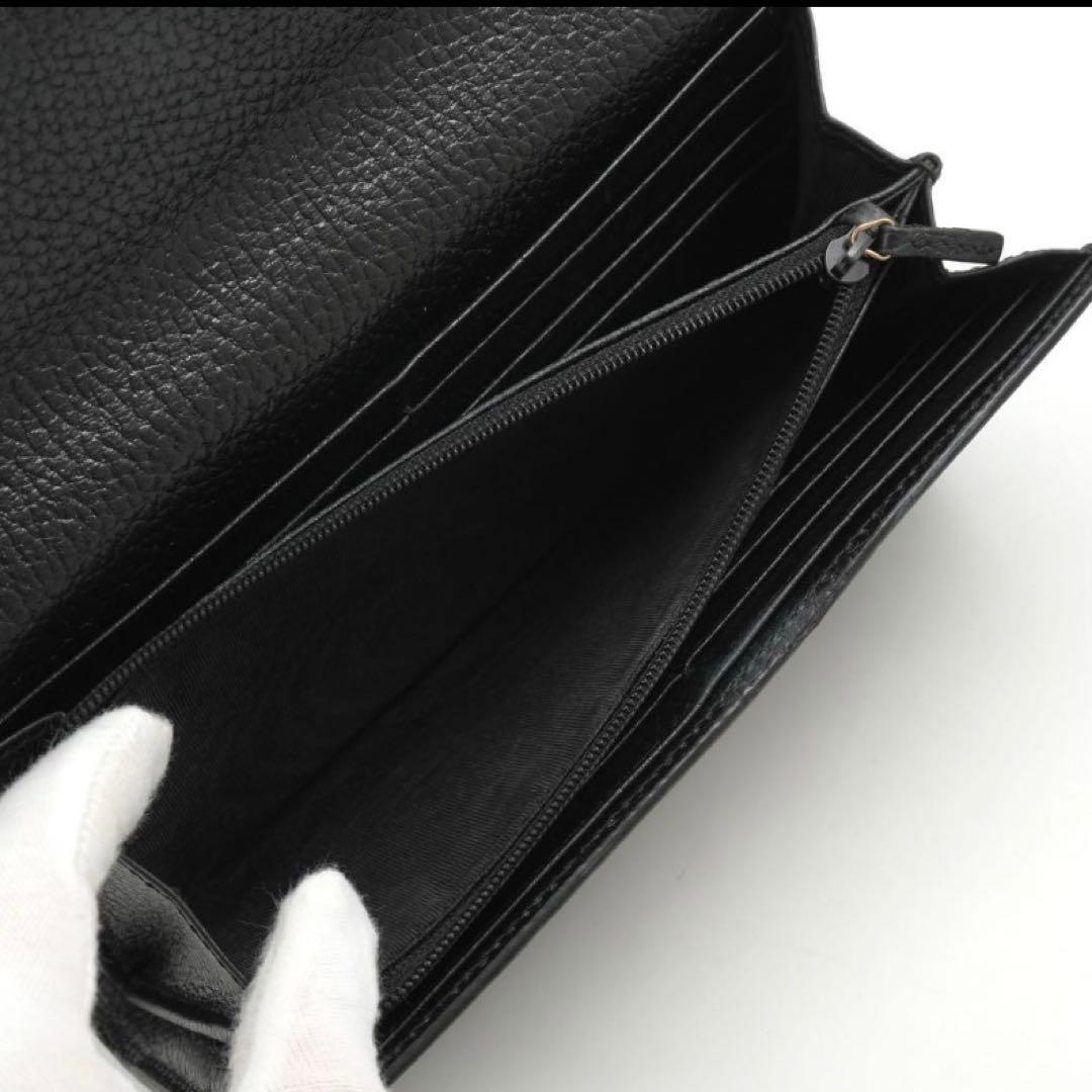 ✨未使用展示品・箱付き✨　GUCCI 長財布　インターロッキング　GGロゴ 黒色