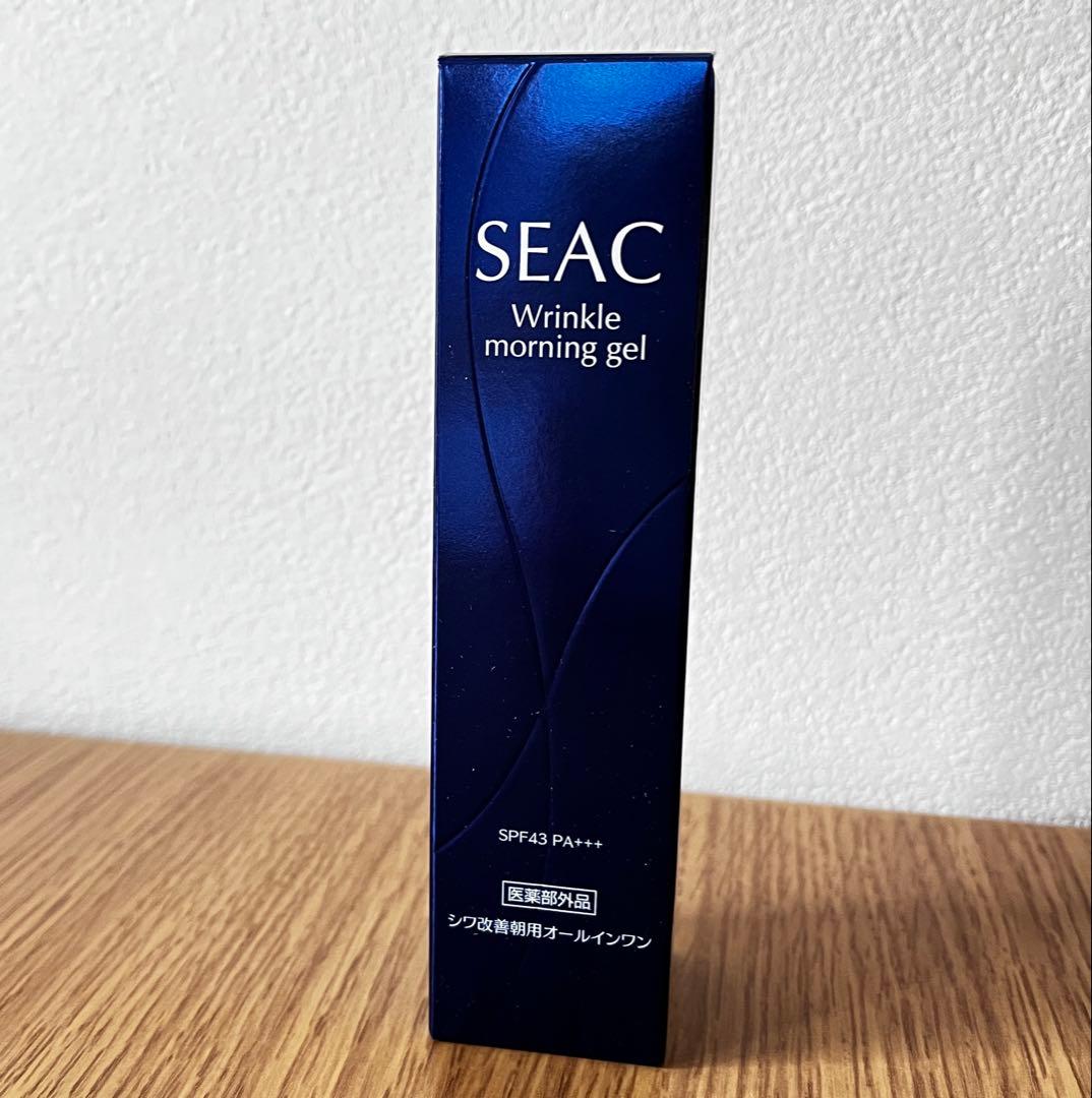 SEAC シワ改善夜用と朝用のオールインワンゲル セット 各50g x 2セット