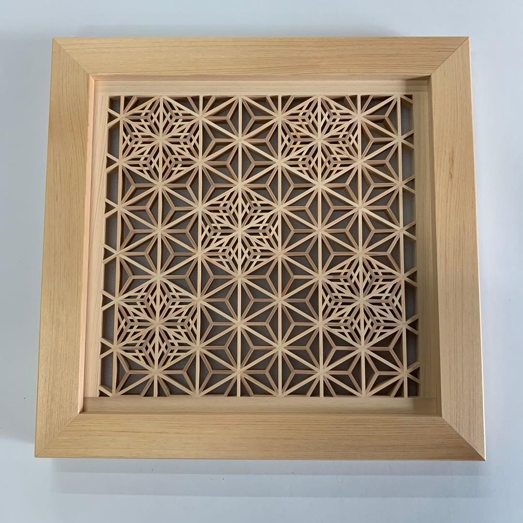 組子ウォールアート　中②