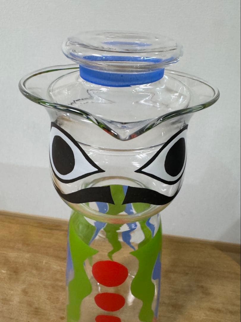 【激レア、完品】岡本太郎　水差し男爵　ガラス製ピッチャー