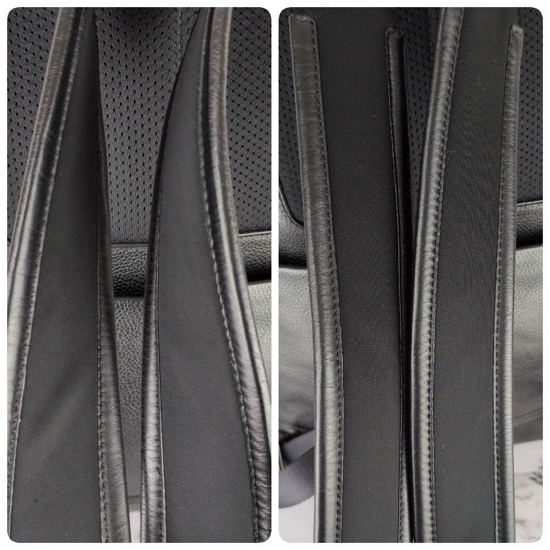 【極美品】コールハーン☆現行　A4　シボ革　2室　収納ポケット多　ビジネス