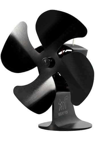 FUTUREFOX FOX-FAN ストーブファン 最新型 4枚羽 薪ストーブ*