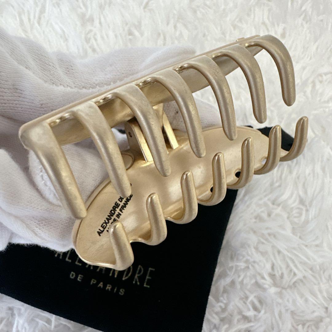 【美品】　アレクサンドル ドゥ パリ　クリップ　パステルイエロー