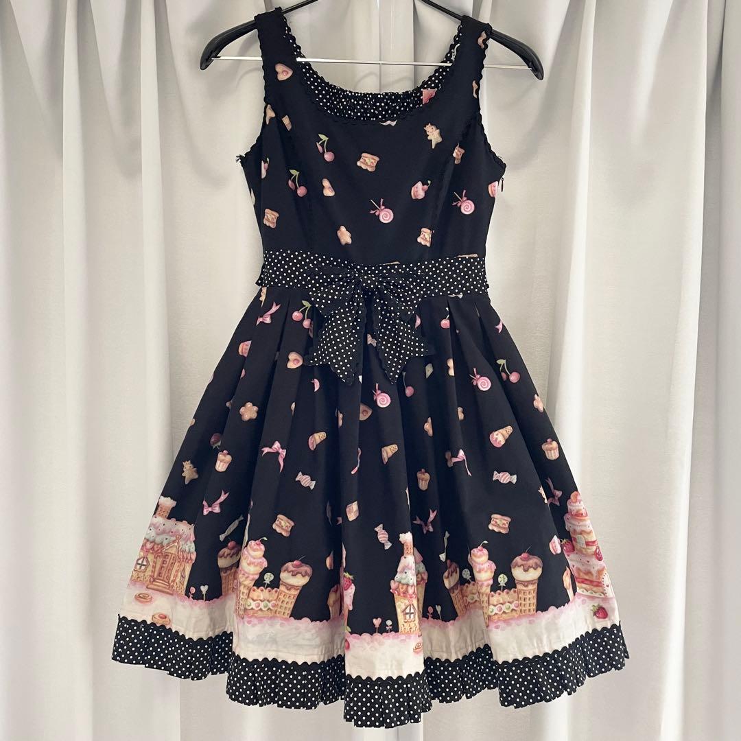 アンジェリックプリティ お菓子の国 ジャンパースカート 難あり