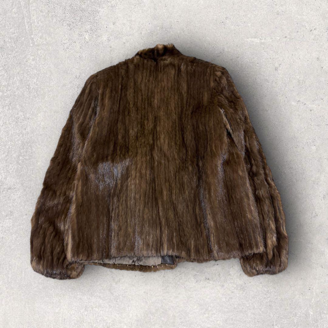 SAGA　MINK　サガミンク　銀タグ　毛皮　コート　S