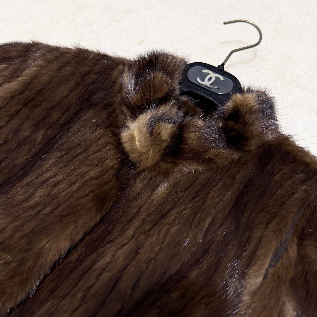 SAGA　MINK　サガミンク　銀タグ　毛皮　コート　S