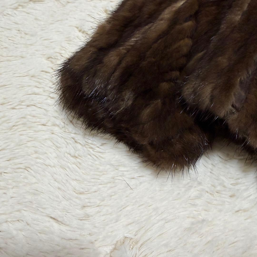 SAGA　MINK　サガミンク　銀タグ　毛皮　コート　S