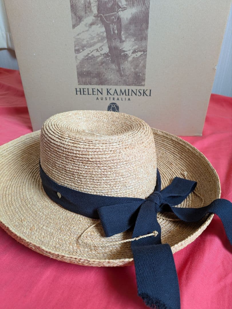 き*2様 【お値下げ】　ヘレンカミンスキー　ラフィアハット　（箱入り娘！）美品。