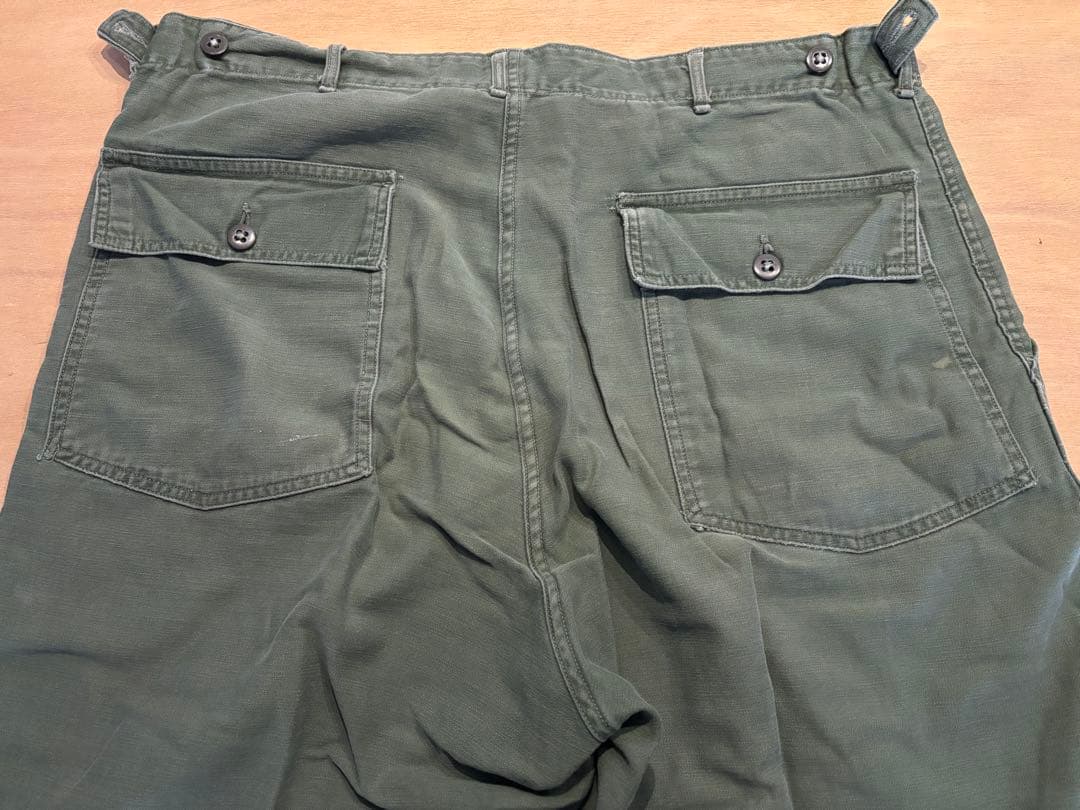 60s 2ndタイプ 米軍実物 ベイカーパンツ OG-107 X-L