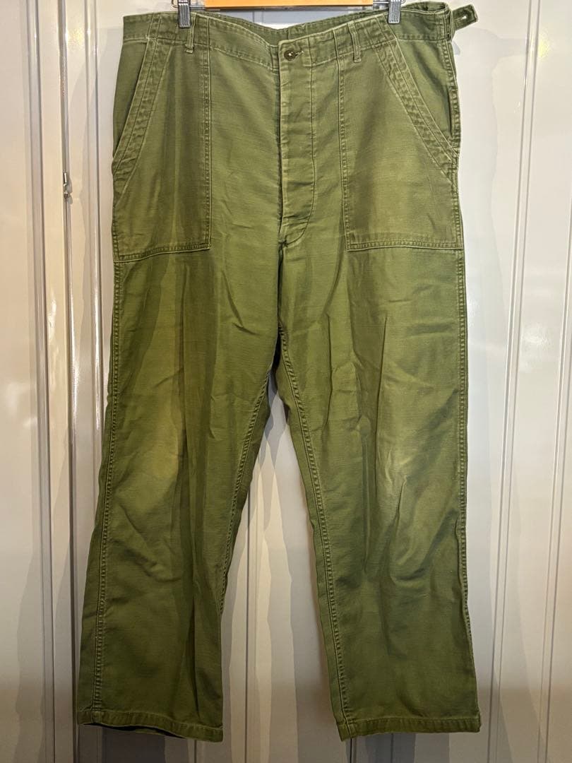60s 2ndタイプ 米軍実物 ベイカーパンツ OG-107 X-L
