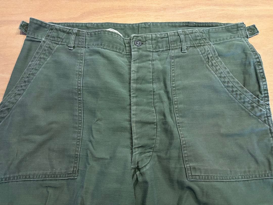 60s 2ndタイプ 米軍実物 ベイカーパンツ OG-107 X-L