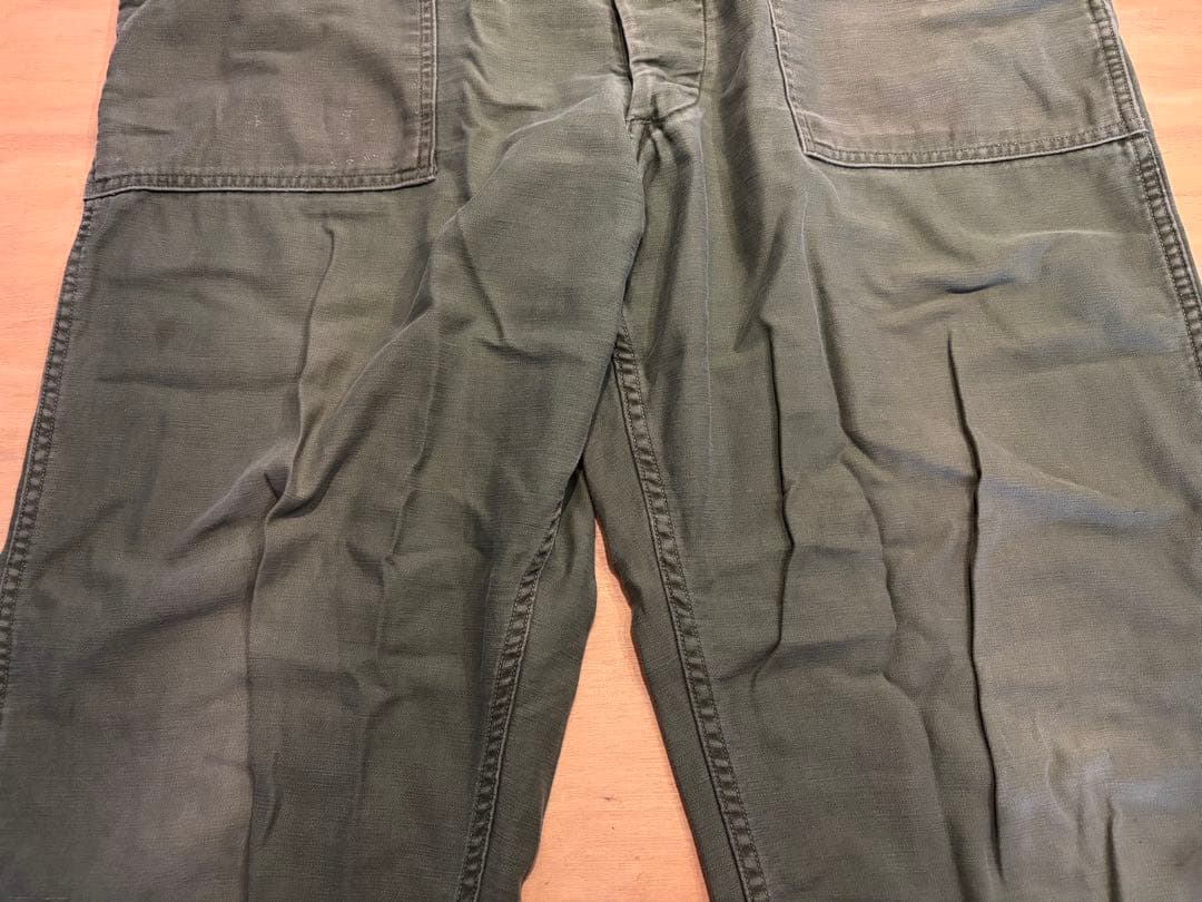 60s 2ndタイプ 米軍実物 ベイカーパンツ OG-107 X-L
