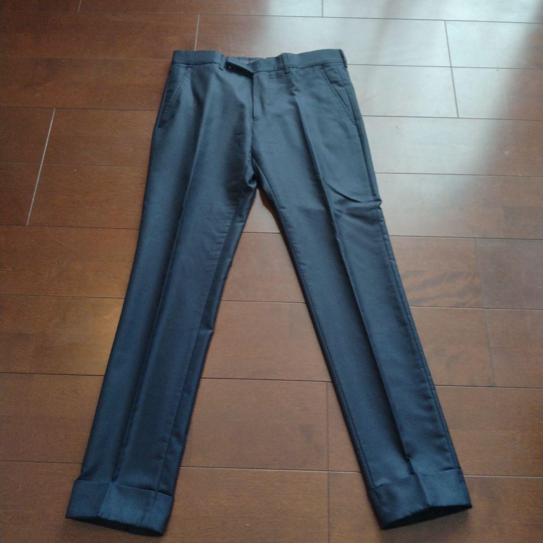 TOM FORD ネイビー シングル　ピークドラペル　高級スーツトムフォード