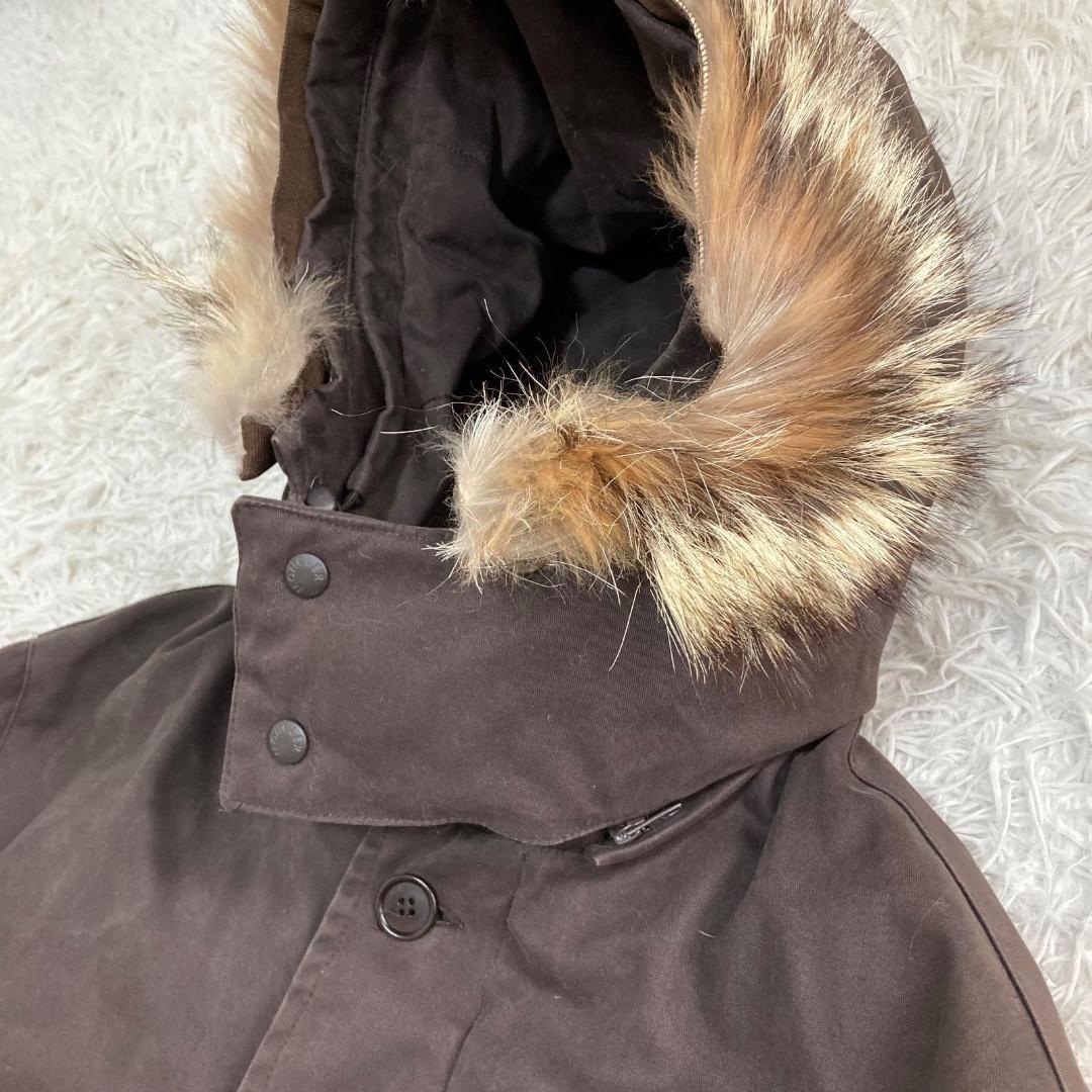 17015✨モンクレール 青タグ セザンヌ ダウンジャケット ファーフード 2