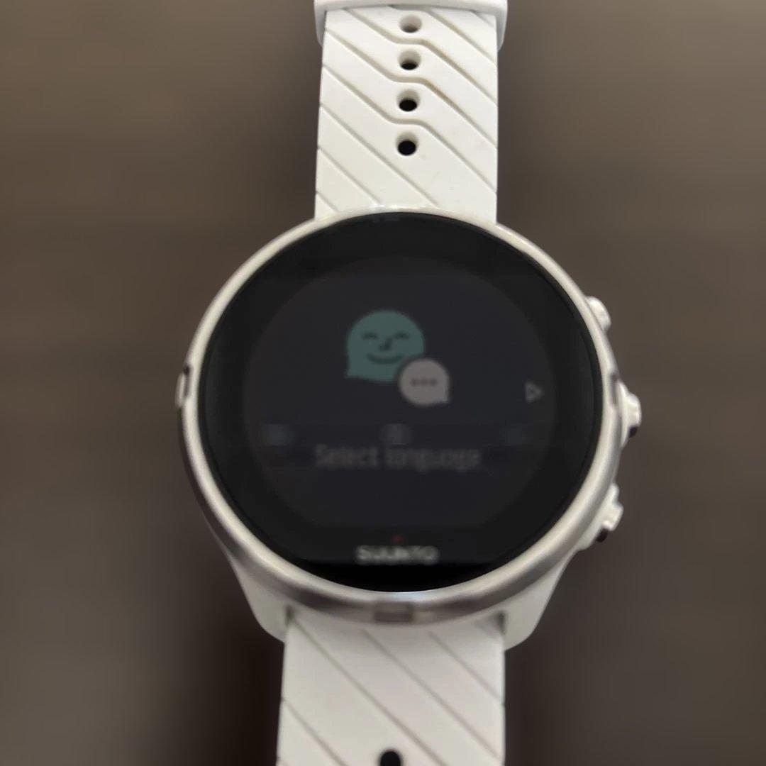 SUUNTO 9 ホワイト腕時計 GPS機能搭載