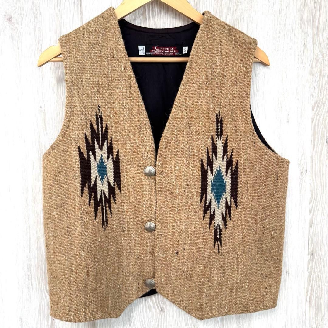 CENTINELA センチネラ　チマヨ　ベスト オルテガ コンチョボタン