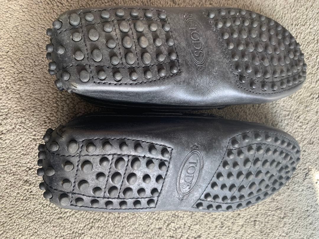TOD'S ブラック ローファー 36½
