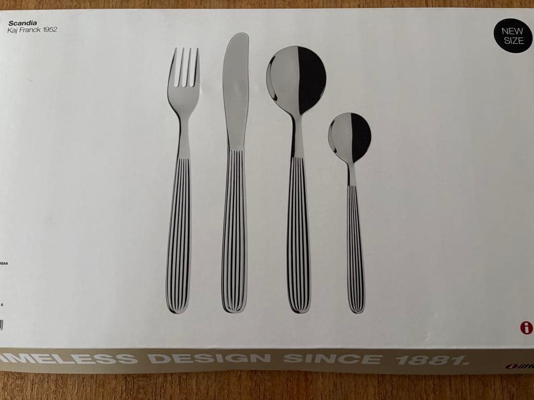 【ミツ】 Scandia ステンレスカトラリーセット