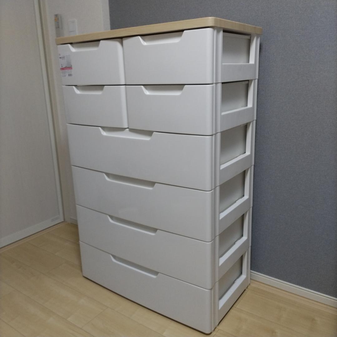 【タイムセール3/18迄】アイリスオーヤマ チェスト 6段 幅73㎝