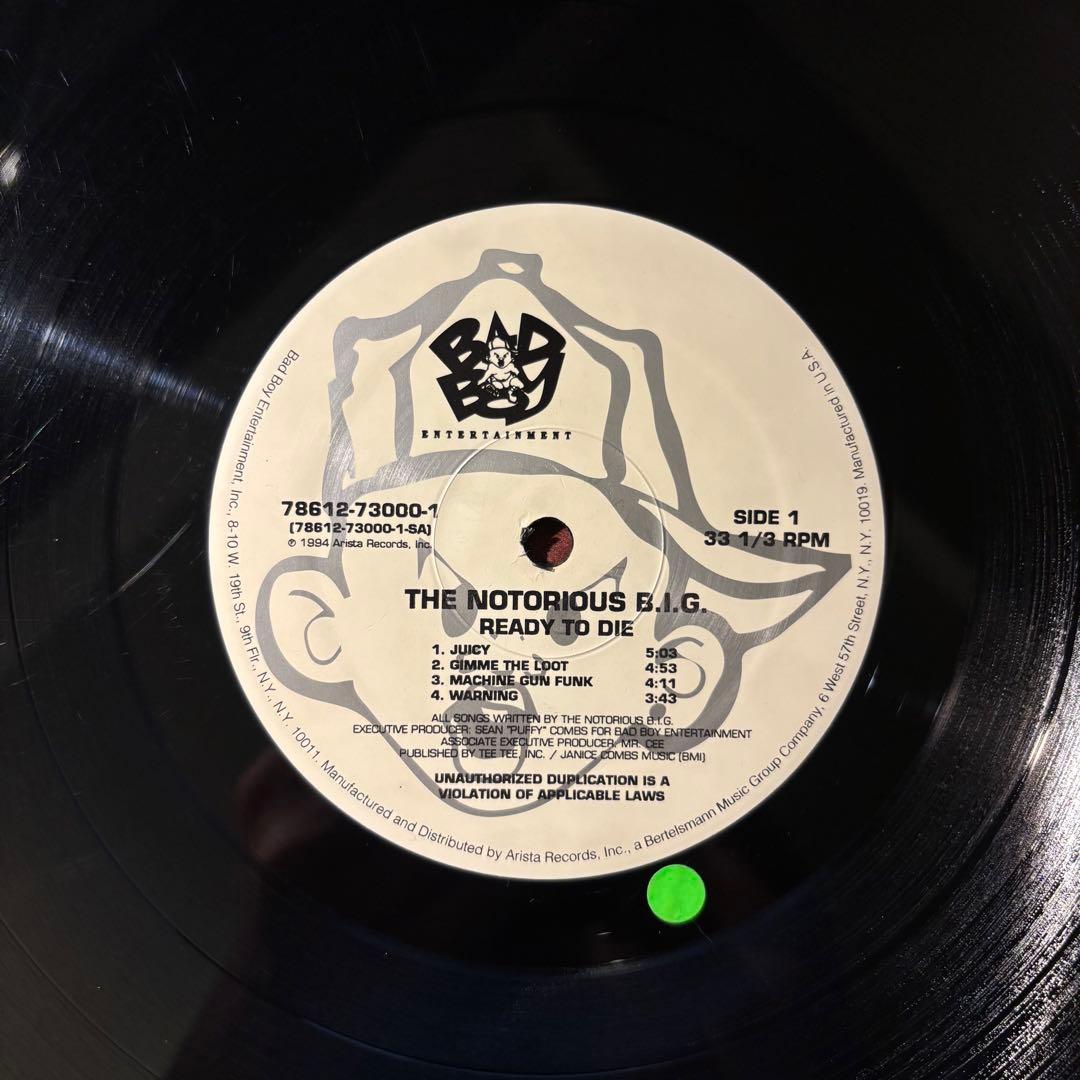 NOTORIOUS B.I.G. / READY TO DIE US正規