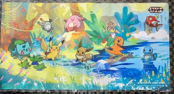 ポケカ　ピカチュウ　ポケモンカード　 ラバープレイマット エクストラバトルの日