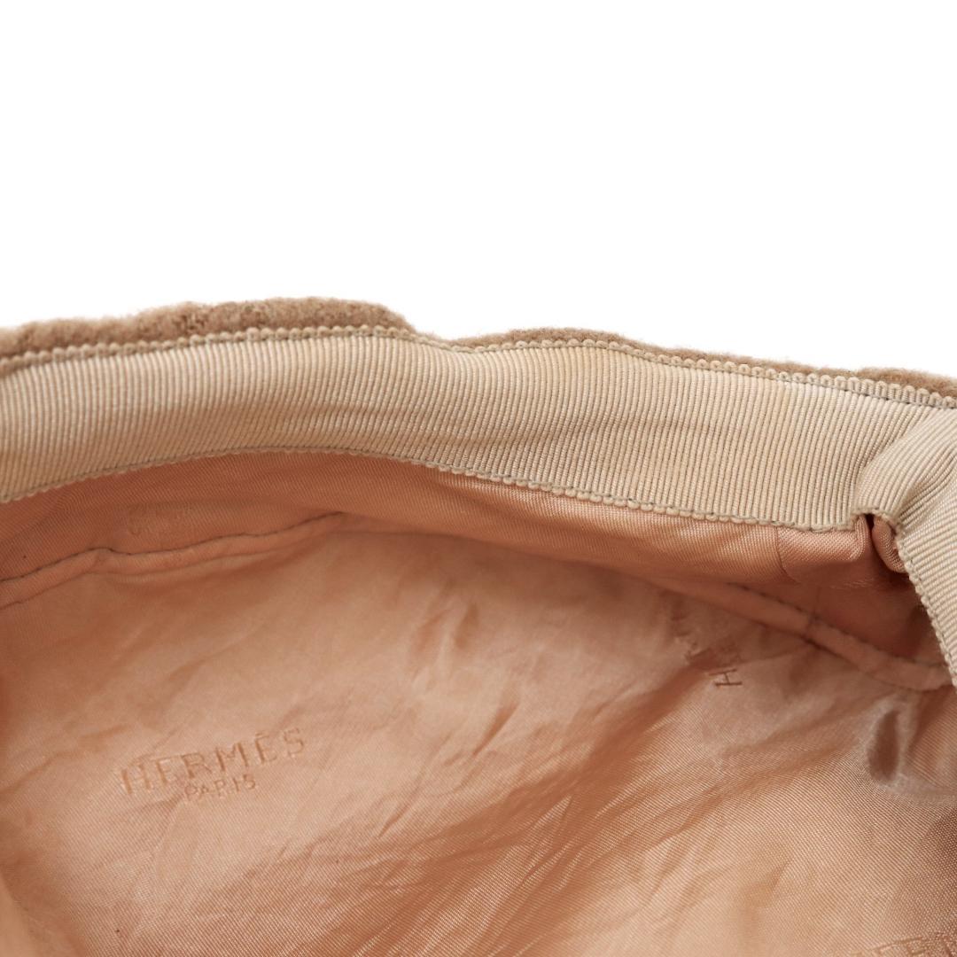 HERMES エルメス ウール キャスケット サイズ59 ベージュ 1081