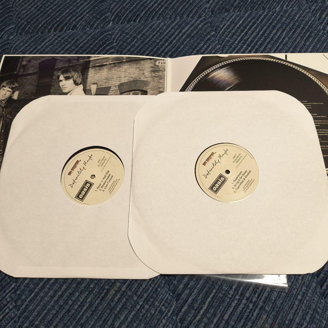 Oasis 初期作品３枚 2枚組LP