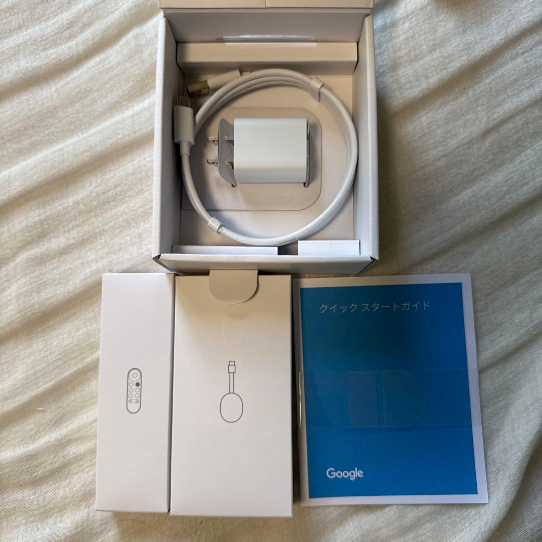 Google Chromecast with GoogleTV4K アダプタ付