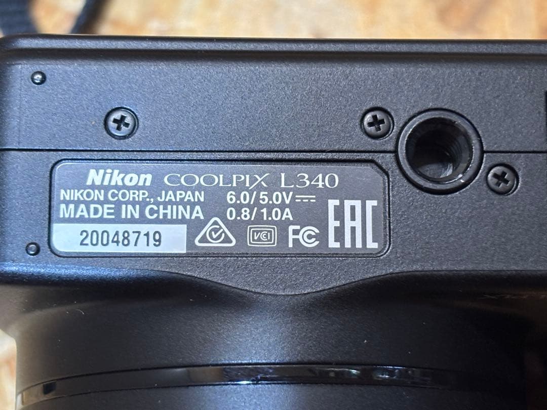 デジタルカメラ Nikon COOLPIX L340 2016万画素