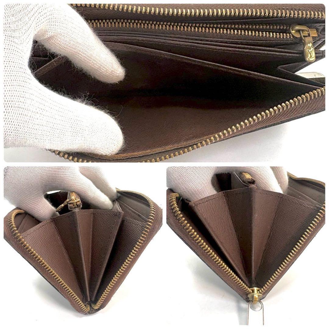 ルイ ヴィトン ジッピーウォレット ダミエ エベヌ 長財布